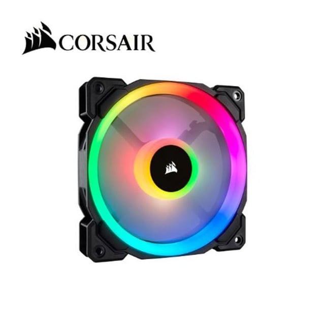 海盜船 CORSAIR LL120 120mm雙光環 RGB LED 機殼風扇