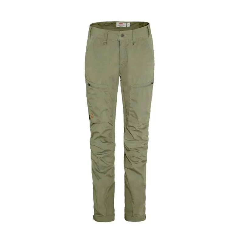 瑞典 Fjallraven Abisko Lite Trekking Trousers 拼接彈性長褲 女 FR89583S-622 淺橄欖