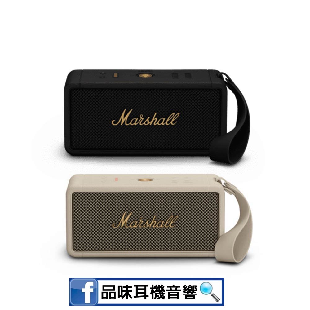 【品味耳機音響】英國 Marshall Middleton 隨身型藍牙喇叭 - 台灣公司貨