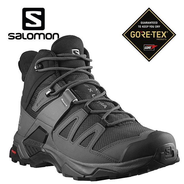 【SALOMON】男 X ULTRA 4 GTX 中筒登山鞋 WIDE 2E寬楦/ L41294600