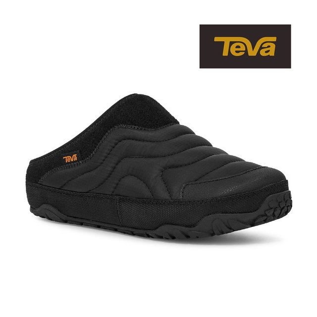 【TEVA】男/女/中性 ReEmber Terrain 防潑水菠蘿麵包鞋/穆勒鞋/休閒鞋/懶人鞋(黑) TV11295