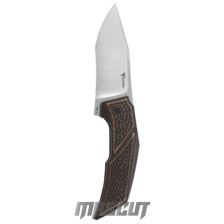 宏均-Reate Knives Tashi Bharucha T3500-C 鈦柄鑲嵌黃銅 M390緞面刃 Flipper-折刀 / AN-R T3500-C