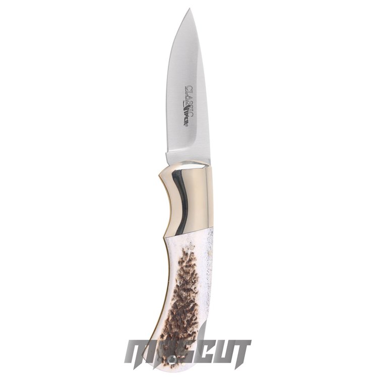 宏均-VIPER CLASSIC 4000 義大利經典紳士刀/鹿角-折刀 / AJ-3034-V4000GC