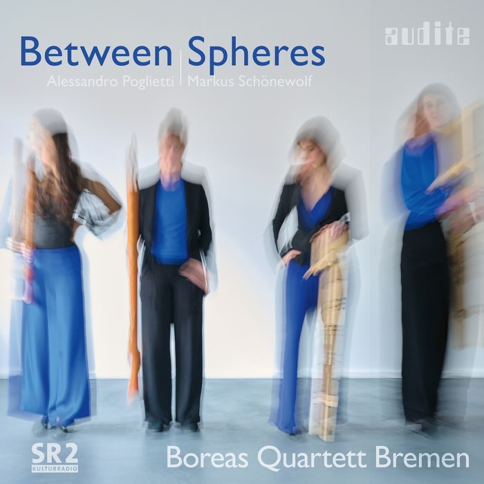 97784 球體之間 布萊梅北風木笛四重奏 Boreas Quartett Bremen / Poglietti &amp; Schonewolf: Between Spheres (audite)