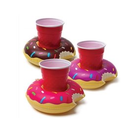 (1707-S1)甜甜圈杯座/泳游池漂浮杯墊/兒童玩具杯墊/造型杯座/環保充氣兒童玩具杯墊/甜甜圈杯墊