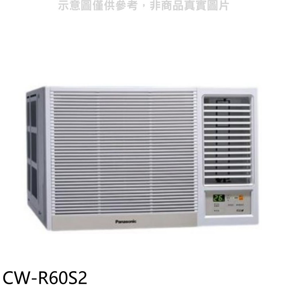 《可議價》Panasonic國際牌【CW-R60S2】定頻右吹窗型冷氣