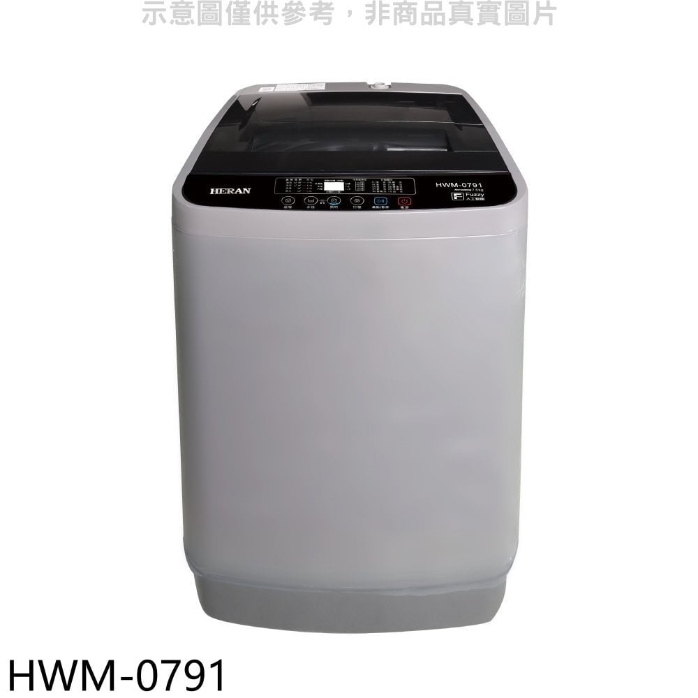 《可議價》禾聯【HWM-0791】7.5公斤洗衣機(含標準安裝)