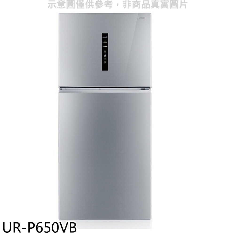 《可議價》奇美【UR-P650VB】650公升變頻二門冰箱(含標準安裝)