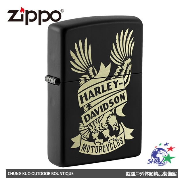 詮國】Zippo (ZP738) 哈雷Eagle & Banner Lighter NO.49826 - 詮國戶外 