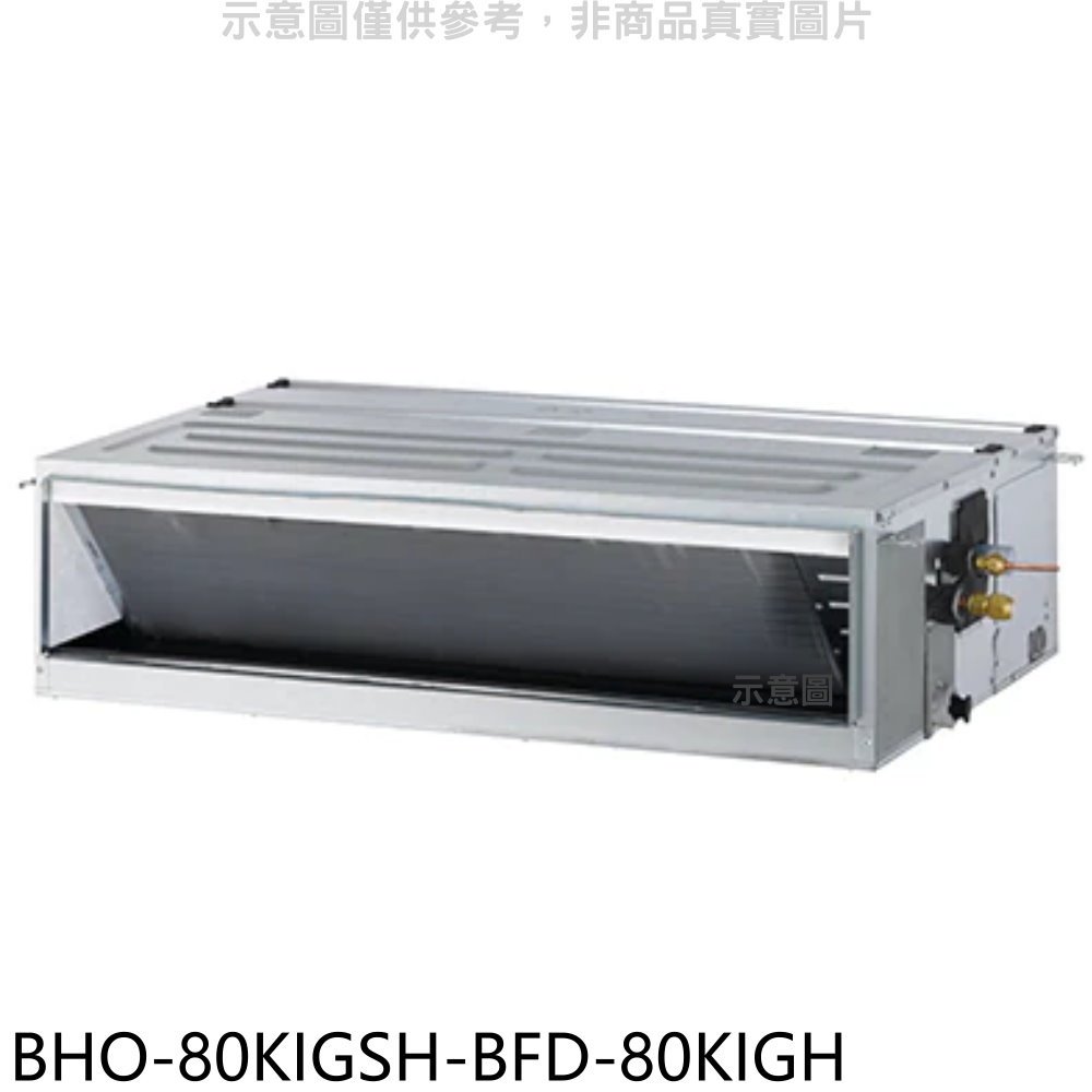 《可議價》華菱【BHO-80KIGSH-BFD-80KIGH】變頻冷暖正壓式吊隱式分離式冷氣(含標準安裝)
