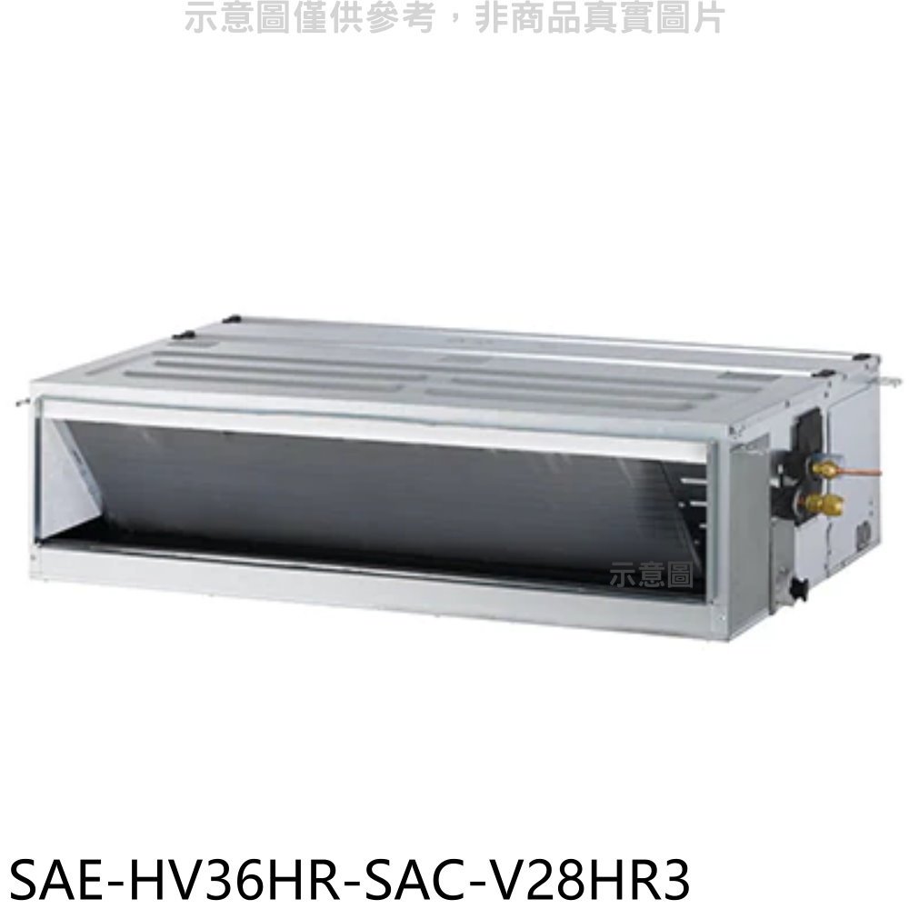 《可議價》SANLUX台灣三洋【SAE-HV36HR-SAC-V28HR3】變頻冷暖吊隱式分離式冷氣(含標準安裝)