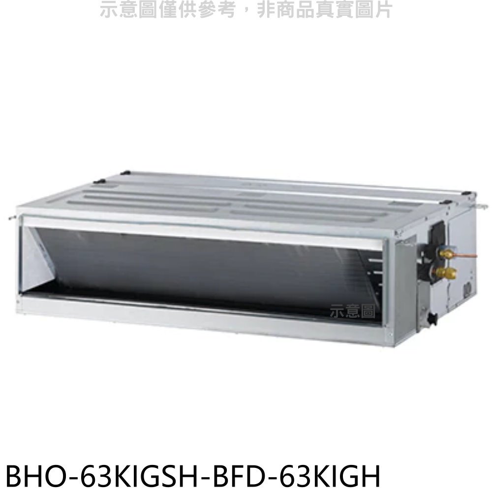 《可議價》華菱【BHO-63KIGSH-BFD-63KIGH】變頻冷暖正壓式吊隱式分離式冷氣(含標準安裝)