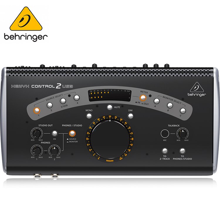 BEHRINGER CONTROL2USB 被動式多合一監聽控制器/原廠公司貨
