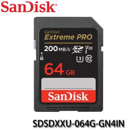 【MR3C】含稅公司貨 SanDisk 64G Extreme Pro SD SDXC 64GB 200MB/s 記憶卡