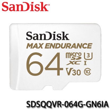 【MR3C】含稅台灣公司貨 SanDisk Max Endurance Micro SD 64G 64GB 100MB 記憶卡