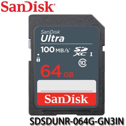 【MR3C】含稅公司貨 SanDisk Ultra SD SDXC 64GB 64G 100MB/s 記憶卡