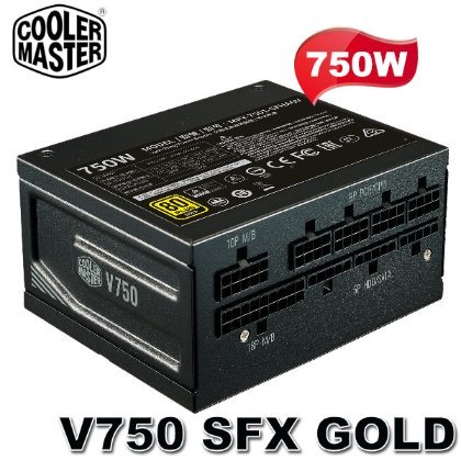 【MR3C】限量 含稅 CoolerMaster 750W V750 SFX 80Plus金牌 全模組化 電源供應器