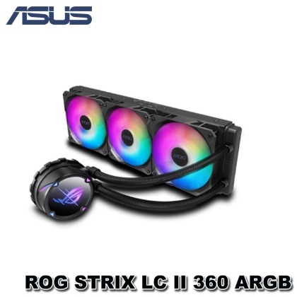 【MR3C】 含稅 華碩 ROG STRIX LC II 360 ARGB 一體式 CPU水冷式散熱器 黑色