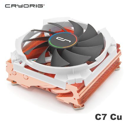 【MR3C】含稅附發票 CRYORIG快睿 C7 Cu 全銅版 下吹式 CPU散熱器