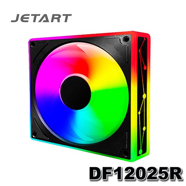 【MR3C】含稅附發票 JETART DF12025R 12公分 自控RGB直流風扇