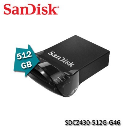 【MR3C】含稅公司貨 SanDisk Ultra Fit CZ430 512G 512GB USB3.1 隨身碟