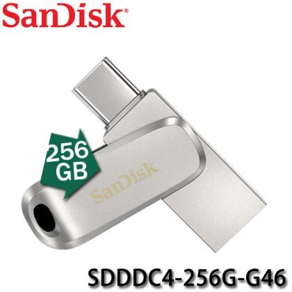 【MR3C】含稅公司貨 SanDisk Ultra Luxe 256G 256GB USB Type-C 雙用 隨身碟