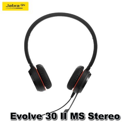 【MR3C】缺貨 含稅公司貨 Jabra Evolve 30 II MS Stereo 頭戴式 商務會議 耳機 麥克風