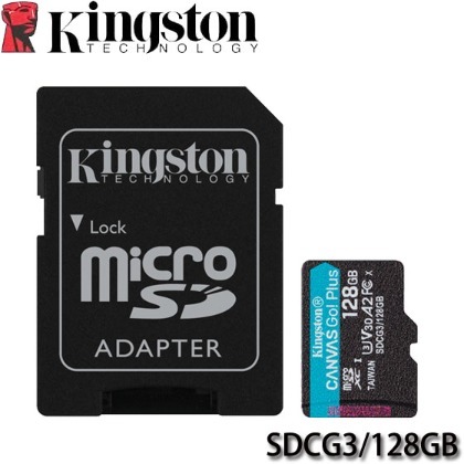 【MR3C】含稅 KINGSTON Canvas Go! Plus Micro SD 128GB 記憶卡 170MB/s