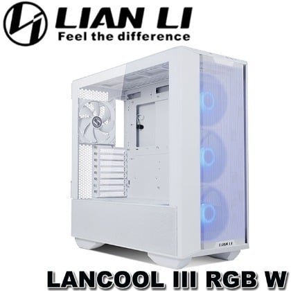 【MR3C】含稅 聯力 Lancool III RGB 鋼化玻璃雙透側 電腦機殼 RGB-W 白