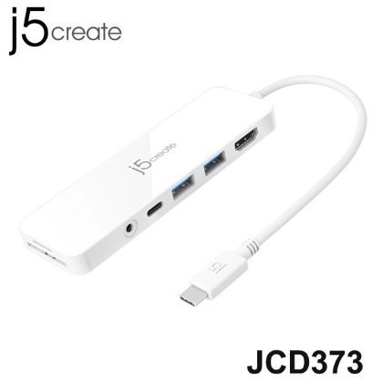 【MR3C】含稅附發票 j5 create JCD373 USB-C 7合1 多功能擴充集線器