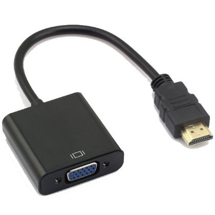 【MR3C】含稅附發票 線材專家 HDAM-VGAF-0.1 黑色 HDMI TO VGA 影像轉換器