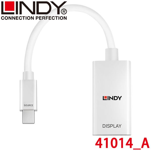 【MR3C】含稅附發票 LINDY 41014_A Mini DisplayPort 公 轉 HDMI 母 轉換器