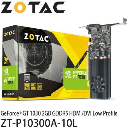 【MR3C】含稅 ZOTAC P10300A-10L GT 1030 2GB GDDR5 Low Profile 顯示卡