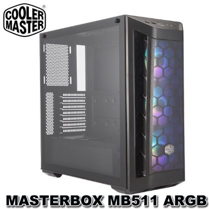 【MR3C】含稅 CoolerMaster MasterBox MB511 強化玻璃透側 ARGB 機殼