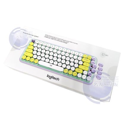 【MR3C】限量 台灣公司貨 含稅 Logitech 羅技 POP KEYS 無線機械式鍵盤 茶軸 中文 紫色