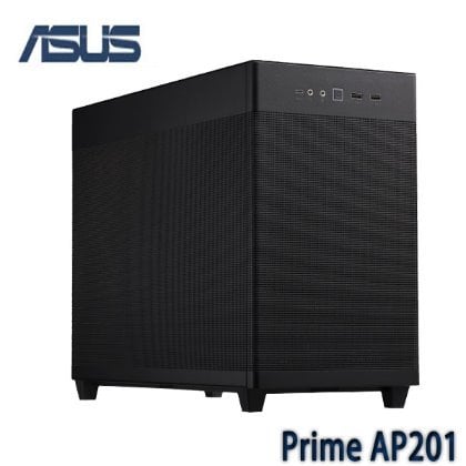 【MR3C】含稅 ASUS 華碩 Prime AP201 黑色 金屬網孔側板 Micro-ATX 電腦機殼