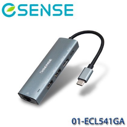 【MR3C】含稅 eSENSE 逸盛 01-ECL541GA L541 Type-C TO LAN/USB/PD 轉接器