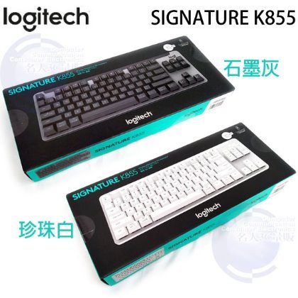 【MR3C】台灣公司貨 含稅 羅技 SIGNATURE K855 紅軸 無線機械鍵盤 黑 白2色