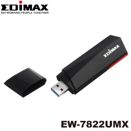 【MR3C】含稅 EDIMAX 訊舟 EW-7822UMX AX1800 Wi-Fi6 雙頻USB 3.0無線網路卡