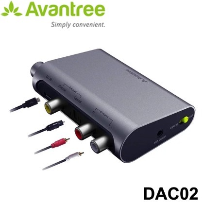 【MR3C】含稅 Avantree DAC02 數位類比音源轉換器(同軸/光纖 轉RCA/3.5mm音頻)