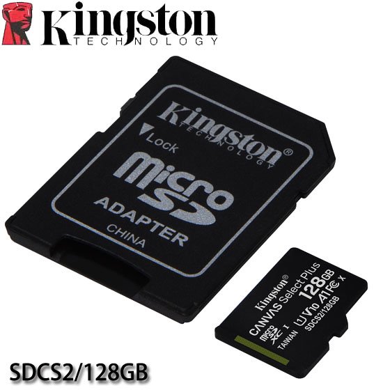 【MR3C】含稅 KINGSTON 128GB Canvas Select Plus Micro SD 128G 記憶卡