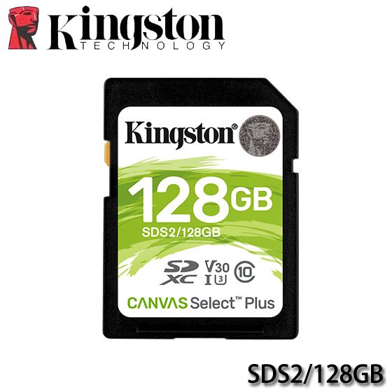 【MR3C】含稅 KINGSTON 金士頓 Canvas Select Plus SD 128GB 128G 記憶卡 100MB