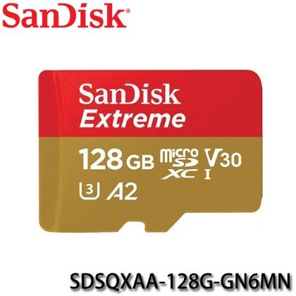 【MR3C】含稅公司貨 SanDisk Extreme Micro SD SDXC 128GB 190MB/s 記憶卡