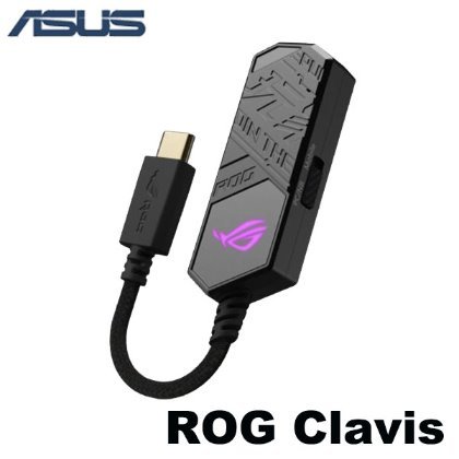 【MR3C】含稅 ASUS 華碩 ROG Clavis USB 外接音效卡 AI 降噪麥克風 音效卡