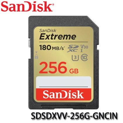 【MR3C】含稅公司貨 SanDisk Extreme SD 256G 256GB UHS-I U3 V30 180MB/s