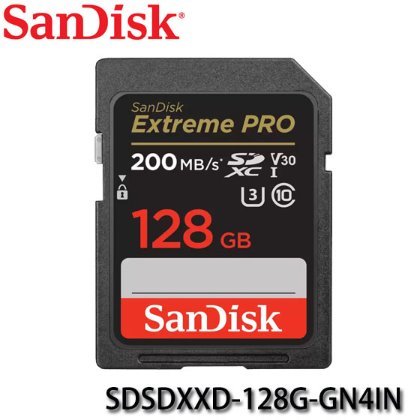 【MR3C】含稅公司貨 SanDisk 128GB Extreme Pro SD 128G 200MB/s 記憶卡