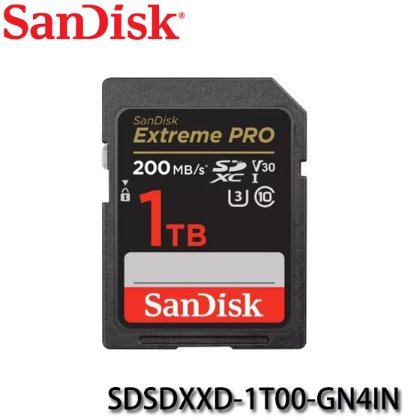 【MR3C】含稅公司貨 SanDisk 1TB Extreme Pro SD 1T 200MB/s 記憶卡