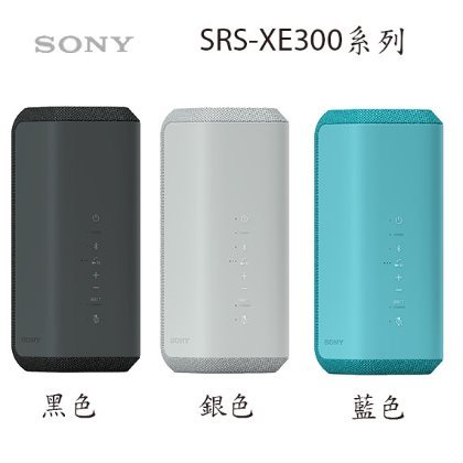 【MR3C】含稅附發票【公司貨附保卡】SONY 新力 SRS-XE300 可攜式藍牙喇叭 無線喇叭 3色