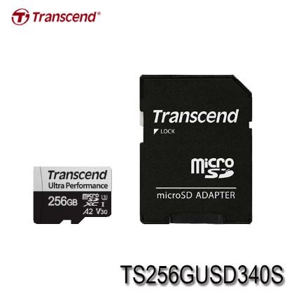 【MR3C】含稅附發票 創見 340S Micro SD SDXC 256GB 256G 記憶卡 (附轉卡)