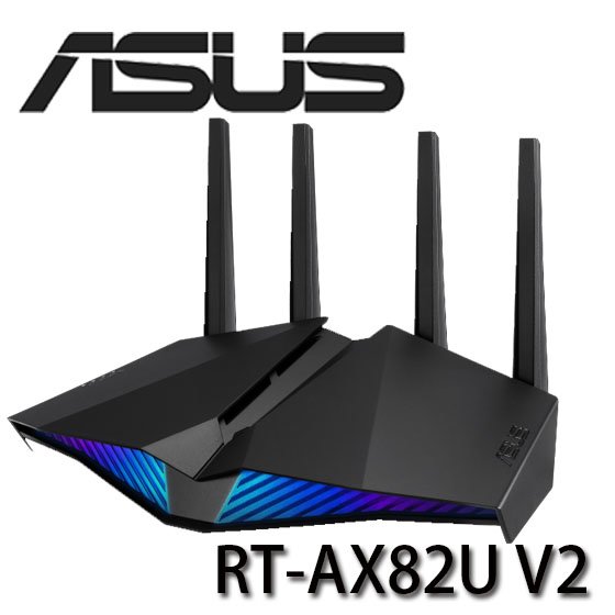 【MR3C】限量 含稅 ASUS 華碩 RT-AX82U V2 AX5400 雙頻 WiFi 6 無線路由器 分享器